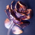 Hand Blown Glass Anniversary Rose Figurine