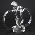 Triathlete Trophy Award Figurine Female Triathlon Trophies