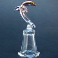 Hand Blown Glass Dolphin Thimble
