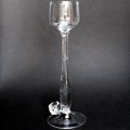 Baseball Bat Wine Glass of Hand Blown Crystal