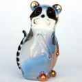 Hand Blown Glass Raccoon