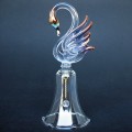 Swan Bell Hand Blown Glass