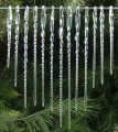 Hand Blown Glass Icicle Christmas Ornaments