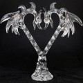 Hand Blown Glass Dragon Wedding cake Topper