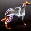 Hand Blown Glass Whippet