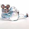 Hand Blown Glass Frog Figurine