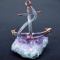 Hand Blown Glass Anchor