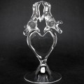 Ferret Wedding Cake Topper Blown Glass Crystal