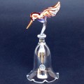 Hummingbird Bell Hand Blown Glass
