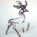 Hand Blown Glass Deer Figurine