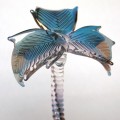 Hand Blown Glass Palm Tree Figurine