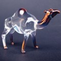 Hand Blown Glass Camel Figurine
