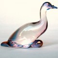 Hand Blown Glass Goose Figurine