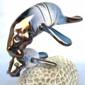 Hand Blown Glass Manatee and Calf 