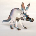 Hand Blown Glass Aardvark Figurine 