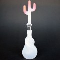 Hand Blown Glass Cactus Perfume Bottle
