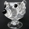 Hedgehog Coffee Mug Hand Blown Crystal Wine Glass 
